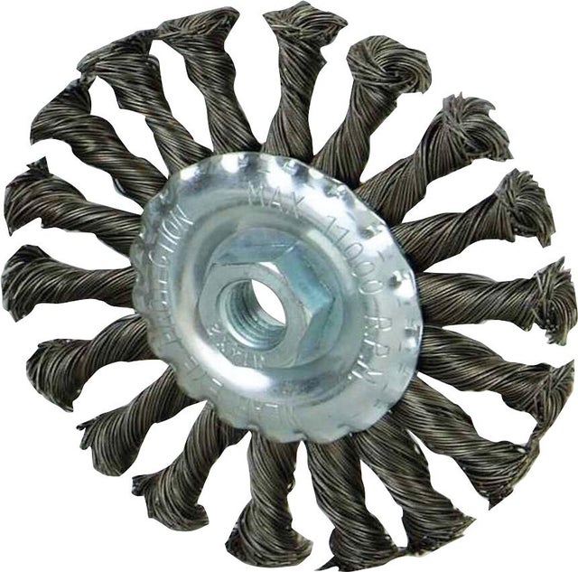 Brosse abrasive pour meuleuse Diam.100 mm  - FARTOOLS - TECNUM