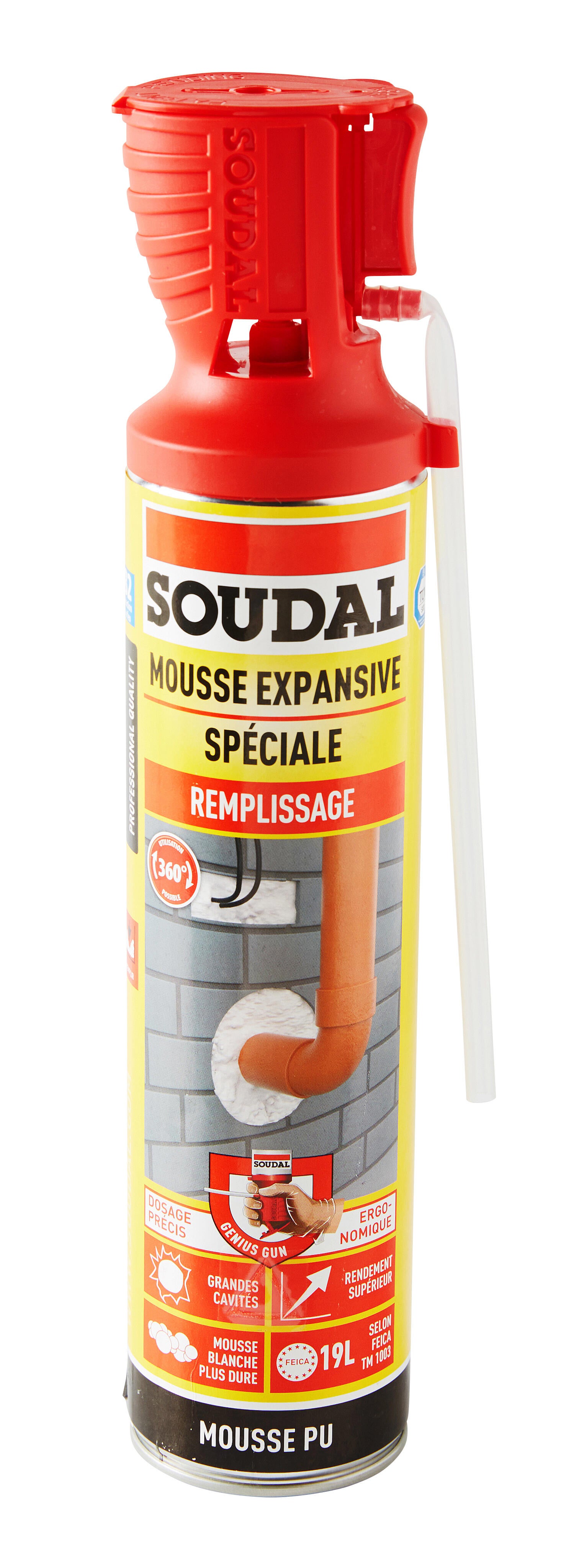 Mousse expansive LMDI Spéciale Remplissage 500 ml avec pistolet intégré — free download