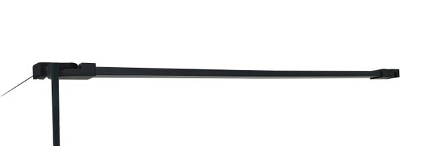 Bras de fixation noir pour paroi de douche Antibes