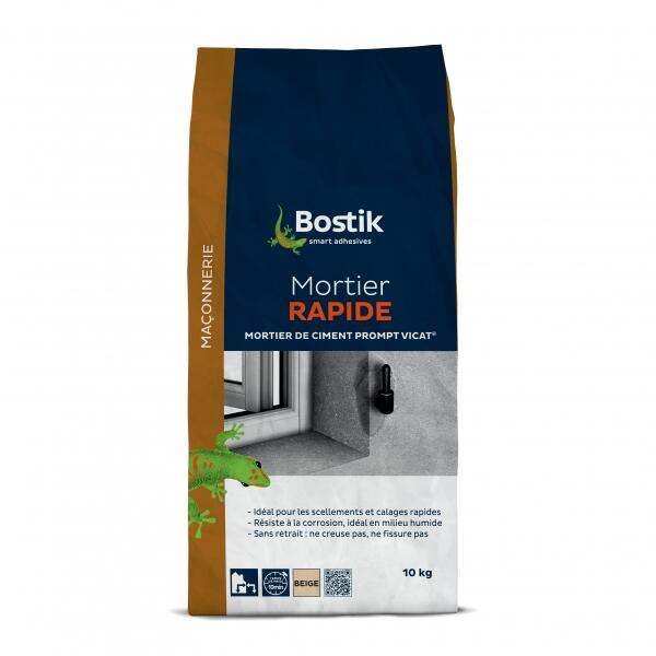 Ciment prise rapide en poudre intérieur & extérieur 10 kg - Prompt Vicat BOSTIK