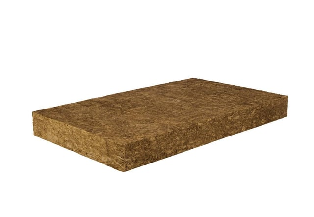 Isolante in lana di roccia L 0.6 x L 1 m, Sp 60 mm densità 70 kg/m³, 8 pezzi