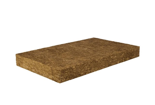 Isolante in lana di roccia L 0.6 x L 1 m, Sp 40 mm densità 70 kg/m³, 12 pezzi