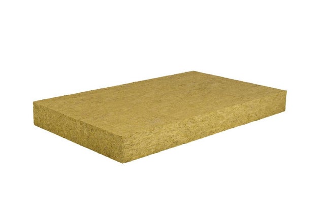 Isolante in lana di roccia L 0.6 x L 1 m, Sp 140 mm densità 100 kg/m³, 2 pezzi
