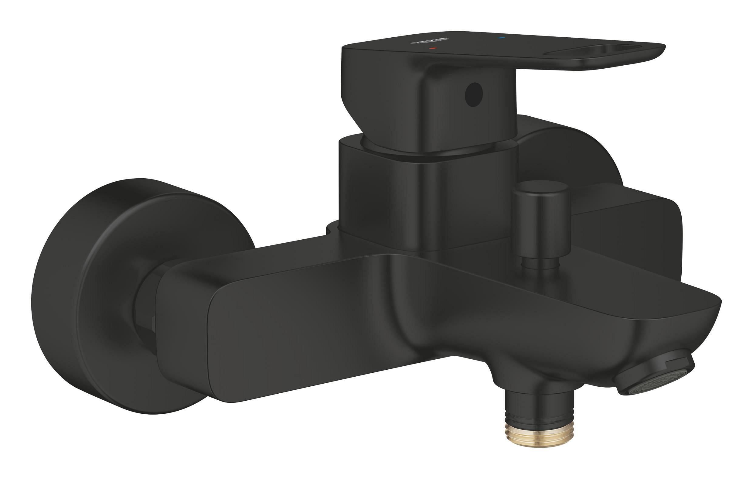 Grifo de bañera monomando grohe clova pulse negro mate antical latón