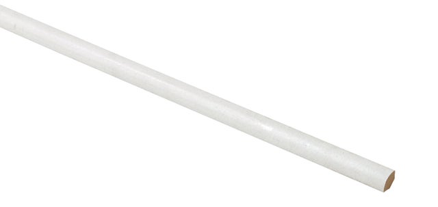 Quart de rond en MDF prépeint 14 mm Long.2,44 m - SOTRINBOIS