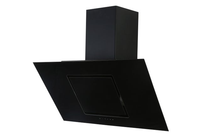 Hotte inclinée en verre noire 90 cm - LD5090 FRIONOR