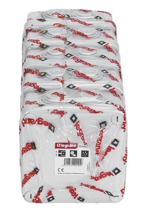 Presse-étoupe Plastique Legrand IP68 ISO20 Rouge RAL3000 - Étanche Pour Boîte Plexo Incendie
