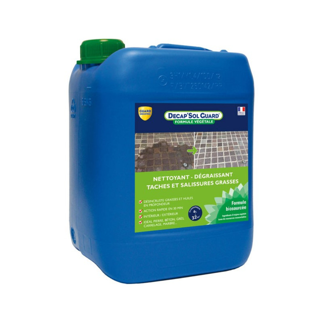 Nettoyant dégraissant Decap'Sol Guard Formule végétale 4L