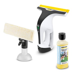 Nettoyeur de vitre blanc pour carreaux WV6 PLUS + Détergeant D500 inclus