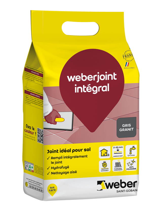 WEBER.JOINT INTEGRAL E10 GRIS GRANIT 5KG