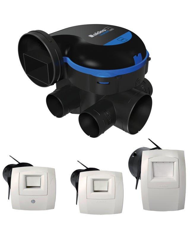 Kit VMC simple flux hygroréglable Easyhome - ALDES