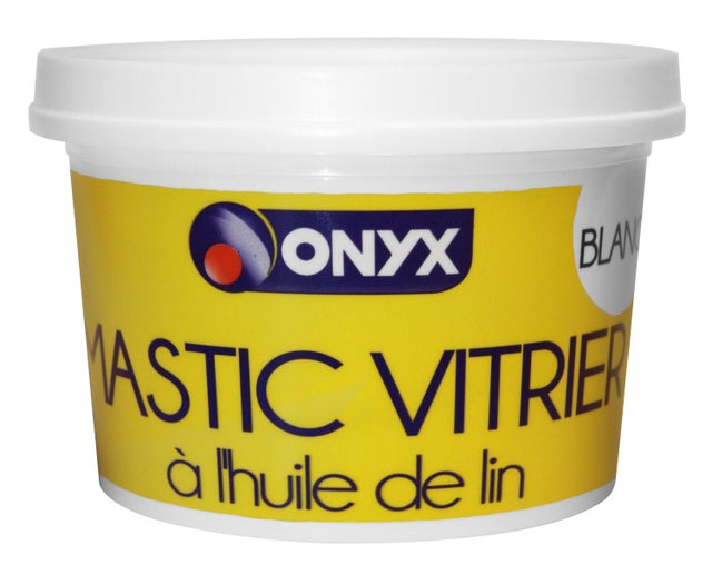 Mastic vitrier à huile de lin blanc 1 kg - ONYX