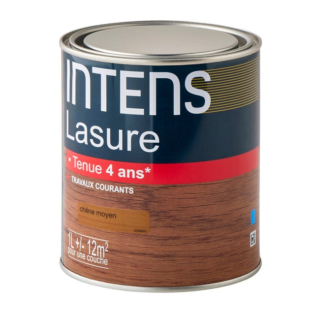 Lasure acrylique 4 ans chêne moyen 1 L - INTENS
