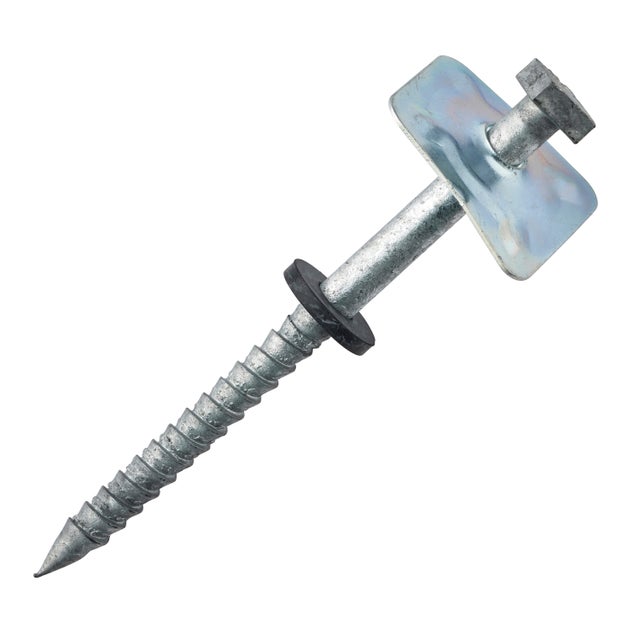 50 TIREFONDS 8X120MM + RONDELLE POUR PLAQUE FIBRECIMENT - ETANCO