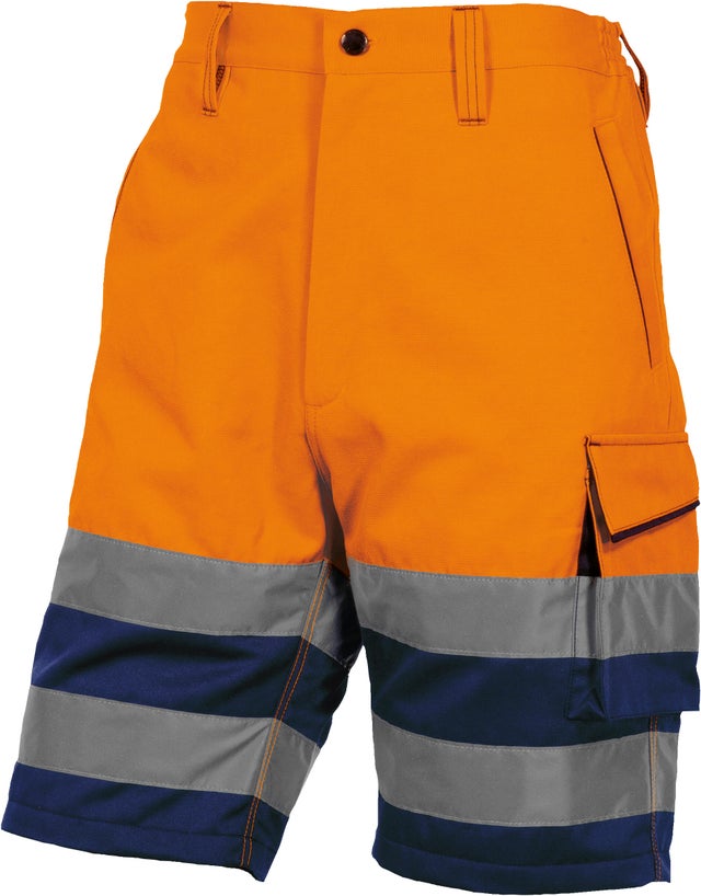 Short de travail haute visibilité orange T.XXL PANOSTYLE - DELTA PLUS