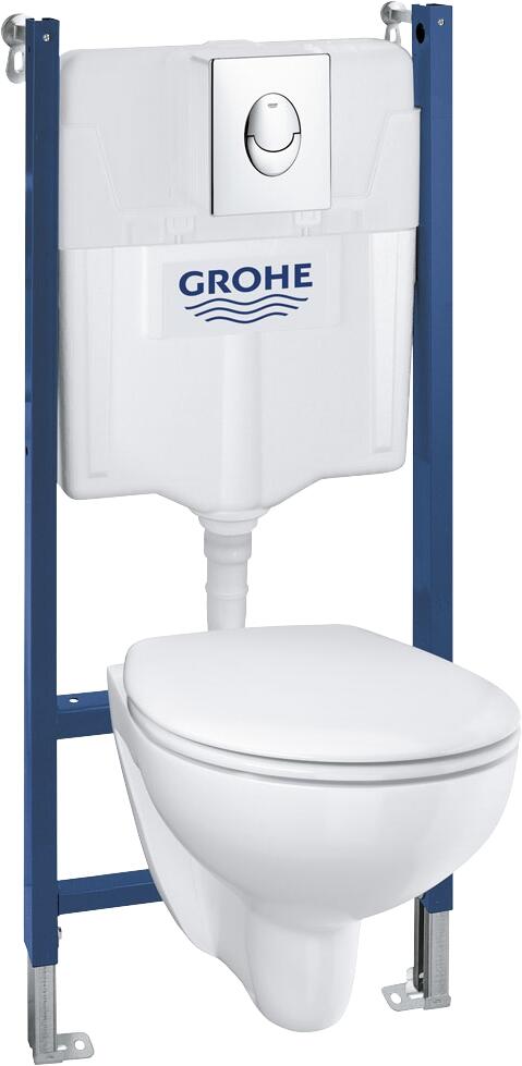 Pack wc suspendu sans bride bâti universel - GROHE Solido Bau Start