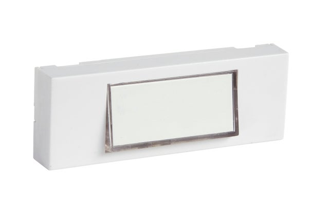 Bouton poussoir lumineux rectangulaire