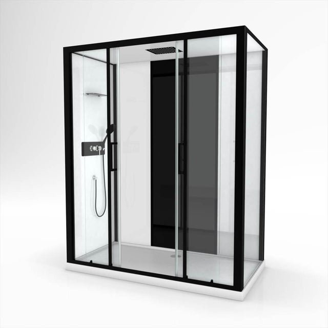 Cabine de douche receveur bas l.90 x L.170 x H.220 cm Loft