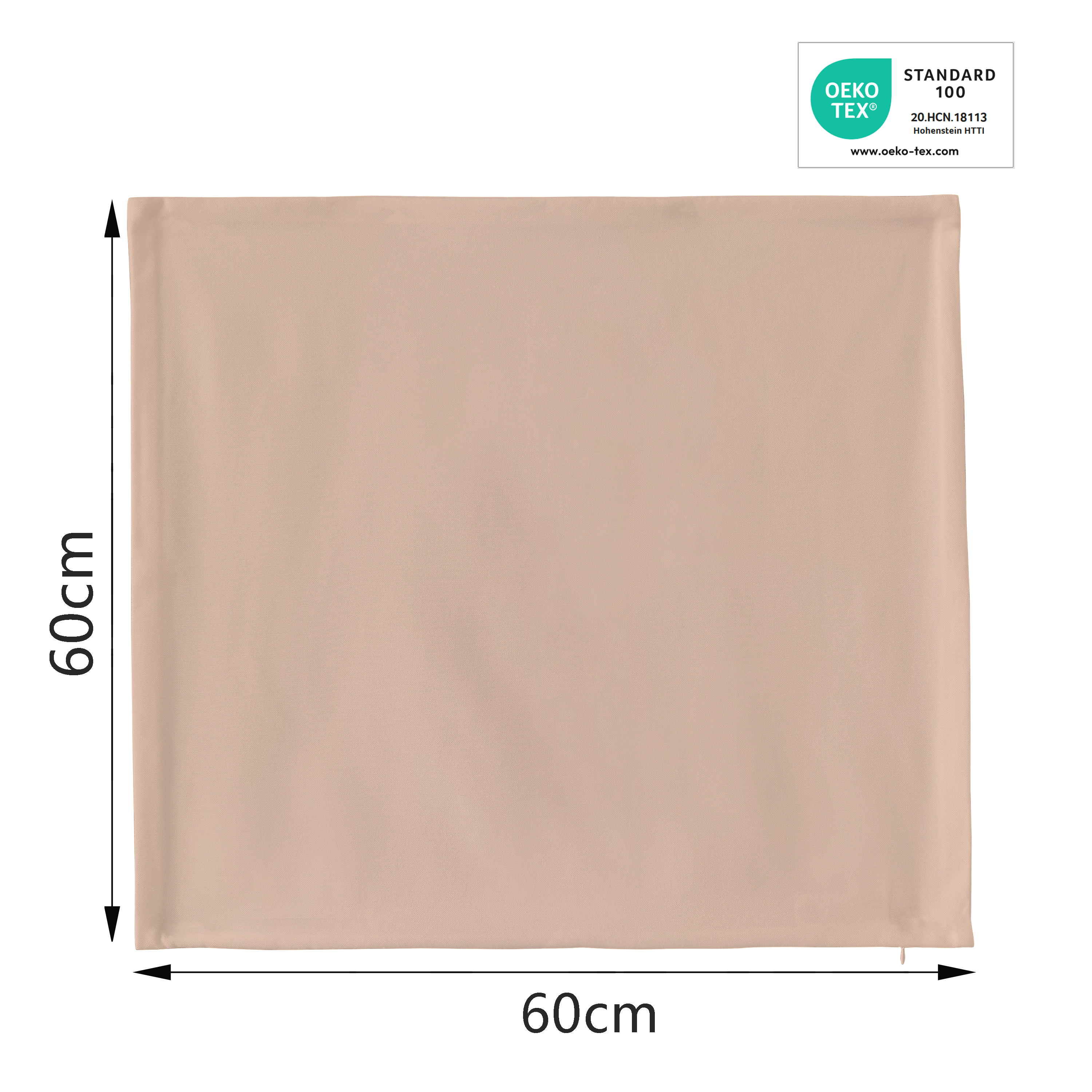 Fronha almofada Pharell 60x60cm bistro Inspire - 2