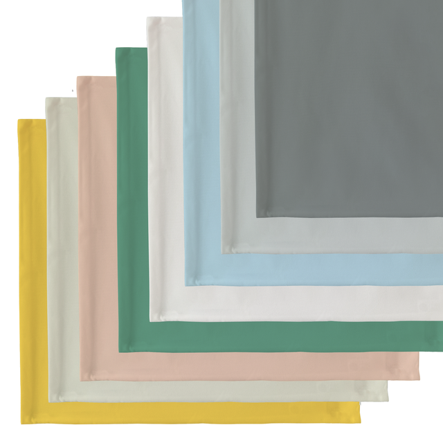 Fodera per cuscino effetto cotone INSPIRE Pharell verde 45 x 45 cm, cerniera invisibile, Double face