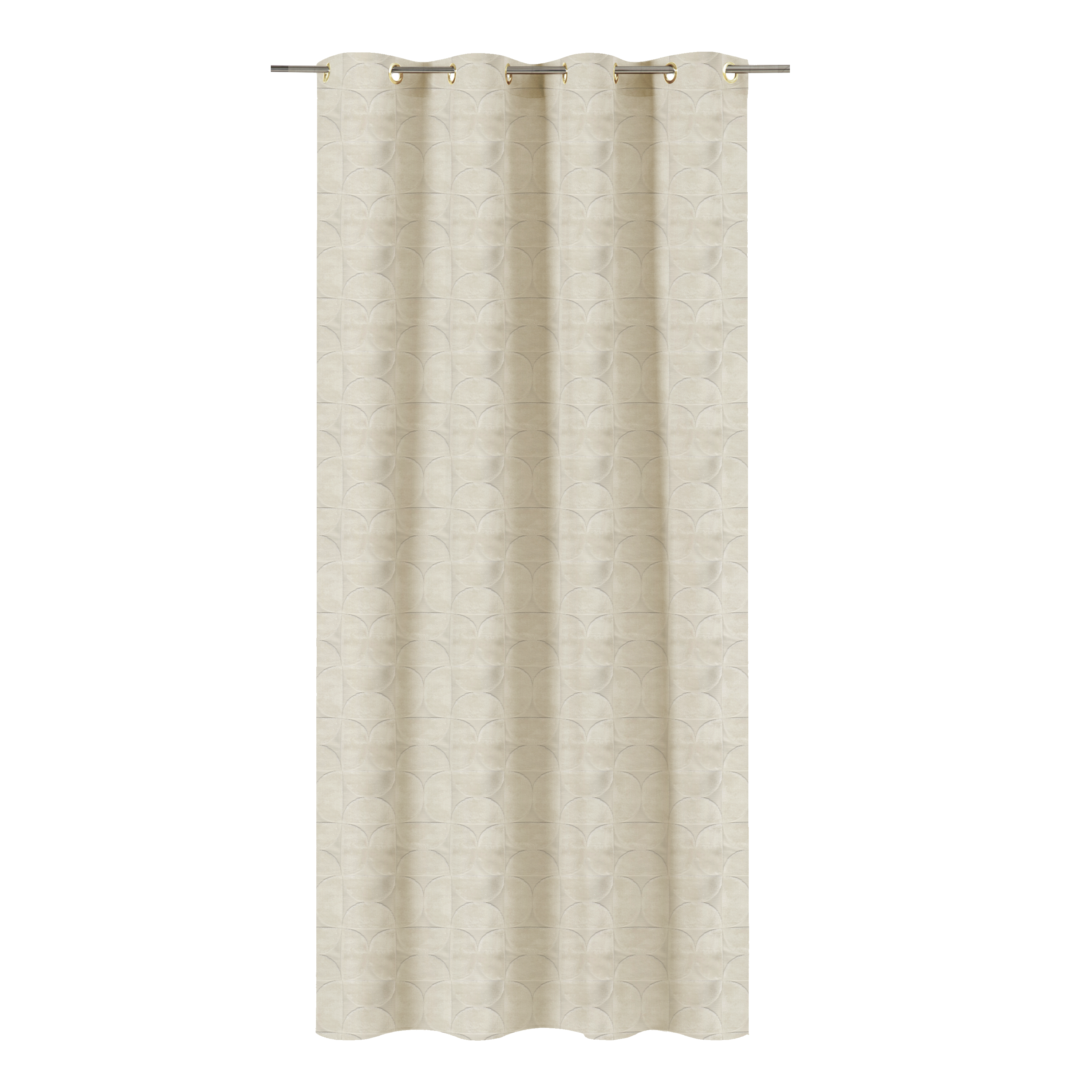 Rideau occultant occultant avec revêtement, Candar, beige H.280 x l.140 cm INSPI - 6