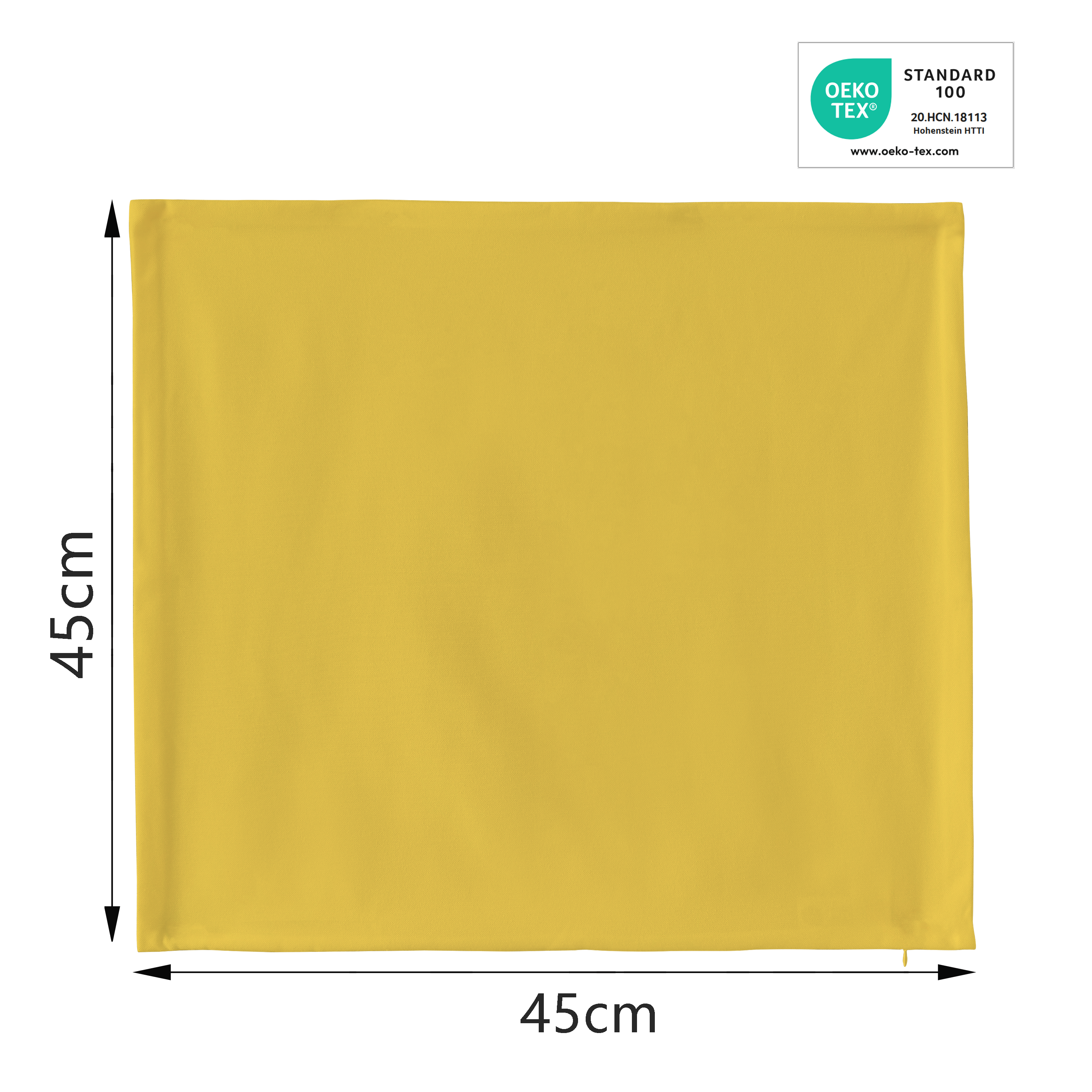 Poszewka na poduszkę Pharell Banana żółta 45 x 45 cm Inspire - 8