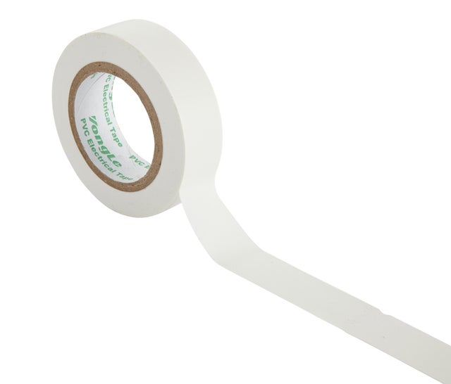 Ruban adhésif blanc l.15 mm x L.10 m