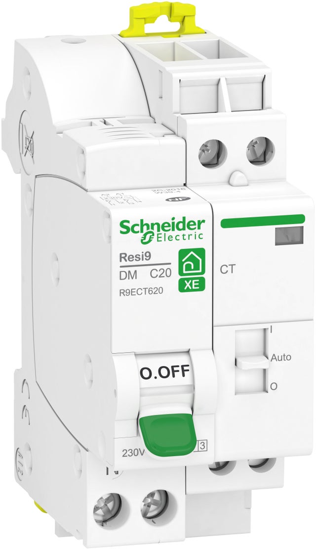 Disjoncteur + contacteur 20A Resi9 XP - SCHNEIDER ELECTRIC