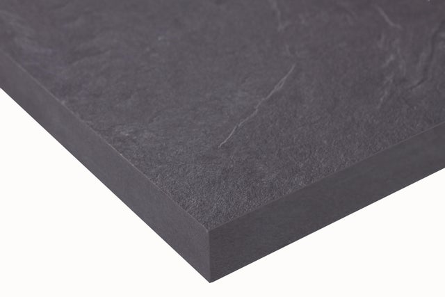 Plan de travail stratifié gris VOLCANO/CENDRE L.2000 x P.630 x ép.39 mm hydrofuge