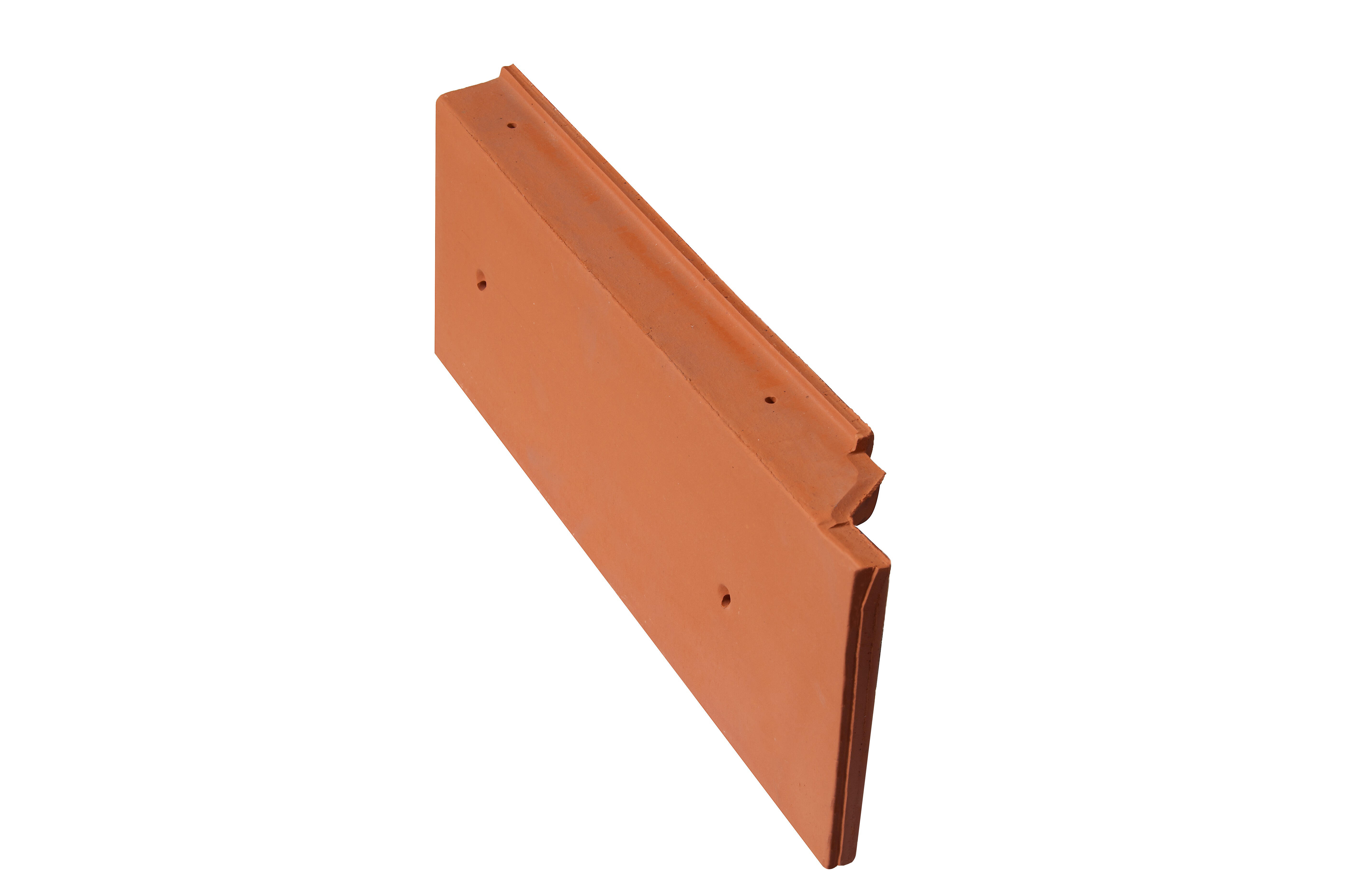 Tuile de rive à rabat gauche Gallo Romane rouge - MONIER | Bricoman