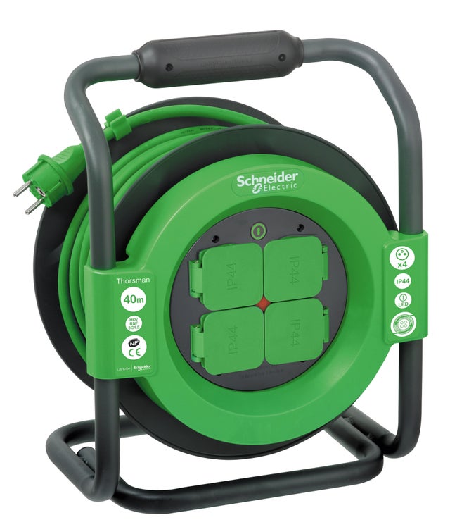 Enrouleur chantier 40 m H07RNF3G1.5 - SCHNEIDER