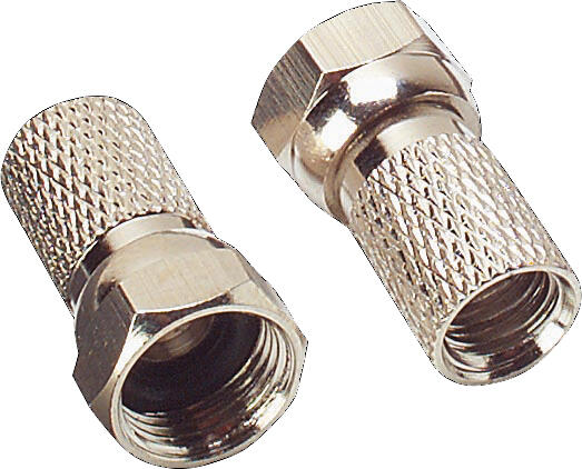 Lot de 2 fiches F à visser