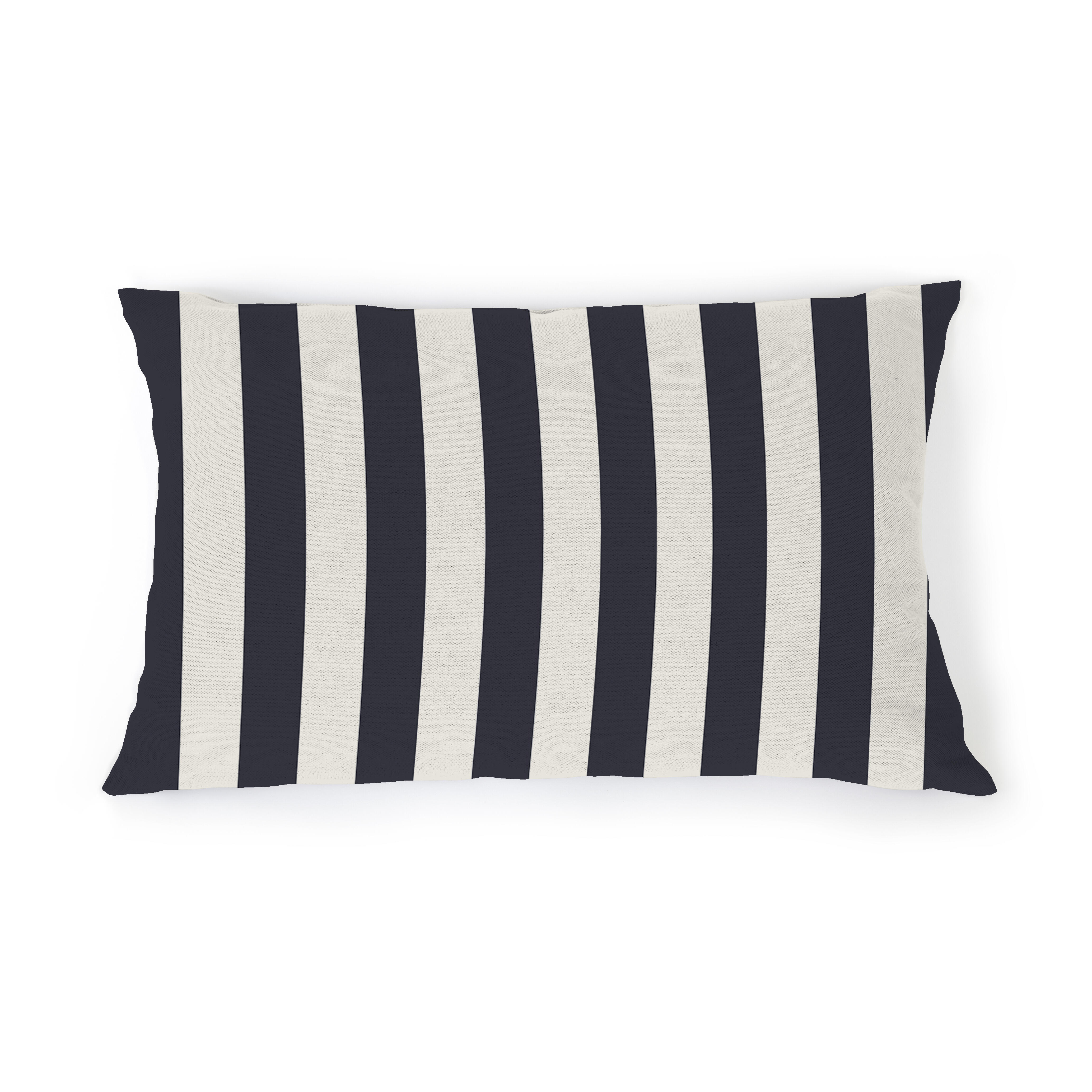 Cojín decorativo chic eterno francisco algodón negro - blanco 60x40cm