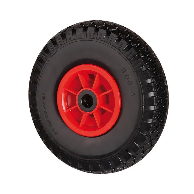 Roue increvable profil pavé alésage 25 mm diam.389 mm 75 KG