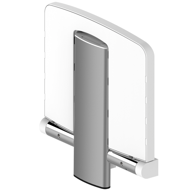 Siège de douche relevable assise simple blanc Onyx Compact - AKW