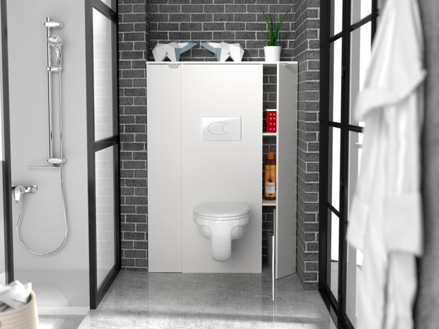 Habillage WC blanc Switch 2