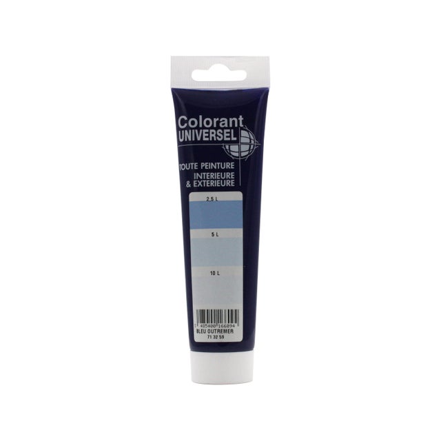 Colorant universel pour peinture aqueuse ou solvantée bleu outremer 100 ml - RICHARD COLORANT