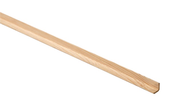 Baguette d’angle arrondie en pin petits nœuds 22,5 x 22,5 mm Long.2,4 m - SOTRINBOIS