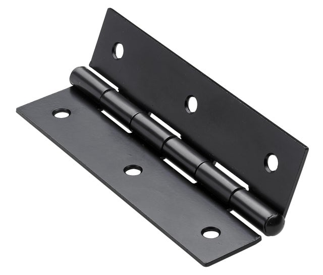 Charnière simple en acier noir 100 x 50 mm 2 pièces - HETTICH