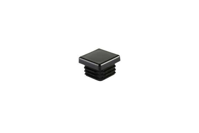 Lot de 4 embouts carrés plastique de 25 x 25 mm  Ep.0,8 à 2,5 mm