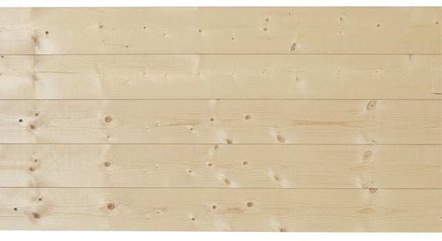 Lambris sapin du nord finition raboté aspect naturel L.2050 x l.115 x Ep.9,5 mm- ISB