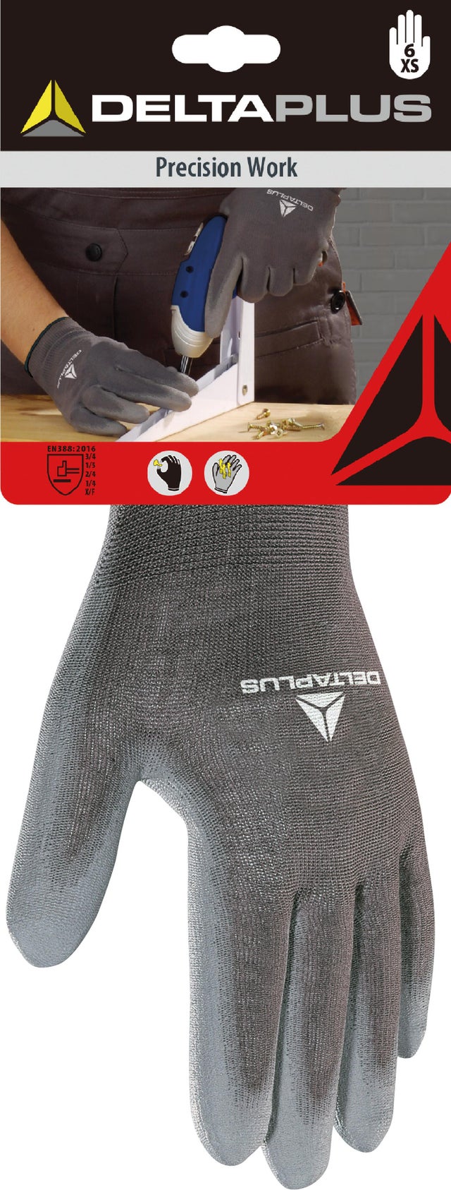 Gants de protection de précision T.8 - DELTA PLUS