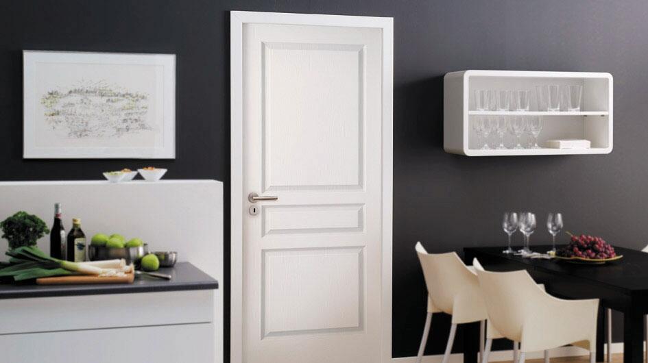 Bloc-porte acoustique postformé P.Droit H204 x l93 cm - JELDWEN - 2