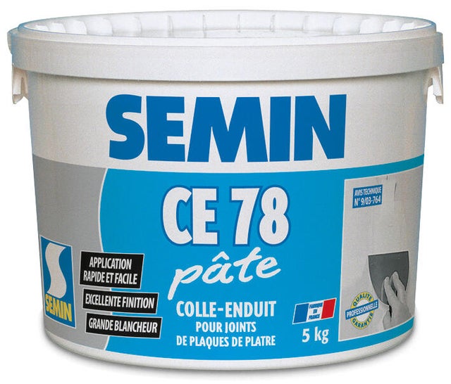 Enduit CE 78 en pâte seau de 5 kg - SEMIN