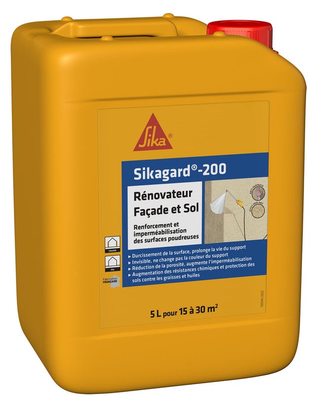 Rénovateur et imperméabilisant façade et sol 5L Sikagard 200 - SIKA