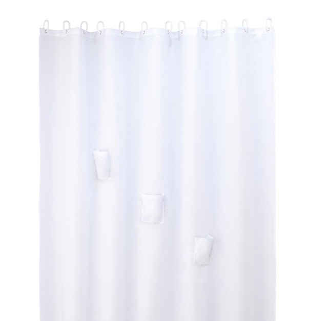 Rideau de douche l.180 x H.200 cm Deluxe