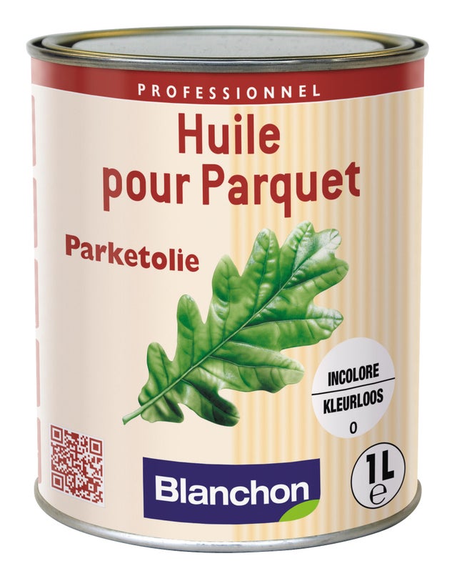 Huile pour parquet incolore 1 L - BLANCHON