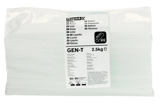Colle GEN-T transparente 2.5 kg Diam.12 mm - RAPID