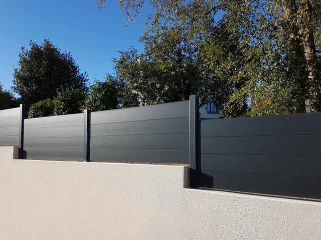LAME CLOTURE ALUMINIUM PLEINE KLOSUP EP2.5,9X145CM
