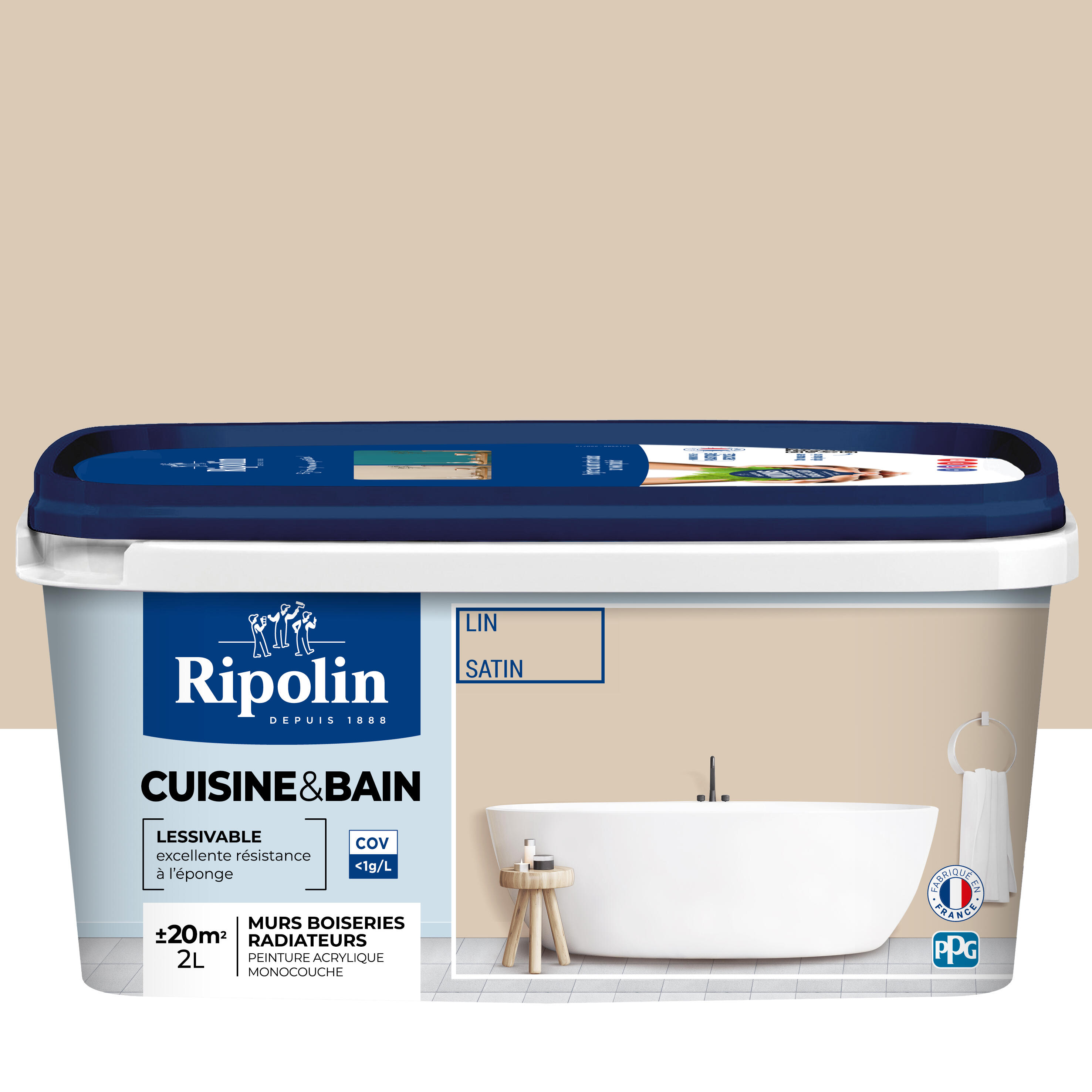 Peinture acrylique Ripolin Fir Green Acrylique 250 ml main image 0